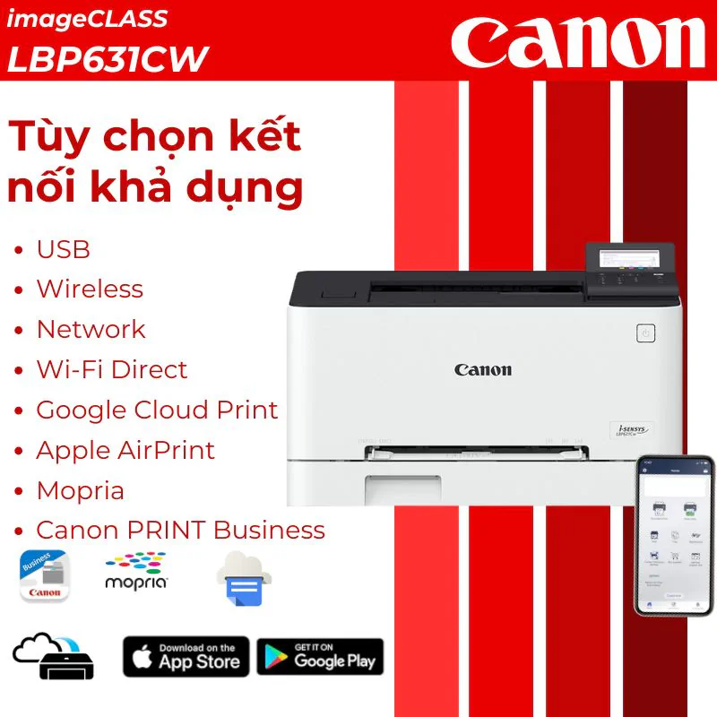 Máy in laser màu Canon i-SENSYS LBP631Cw 3 Máy in laser màu Canon i-SENSYS LBP631Cw - Hình ảnh 3