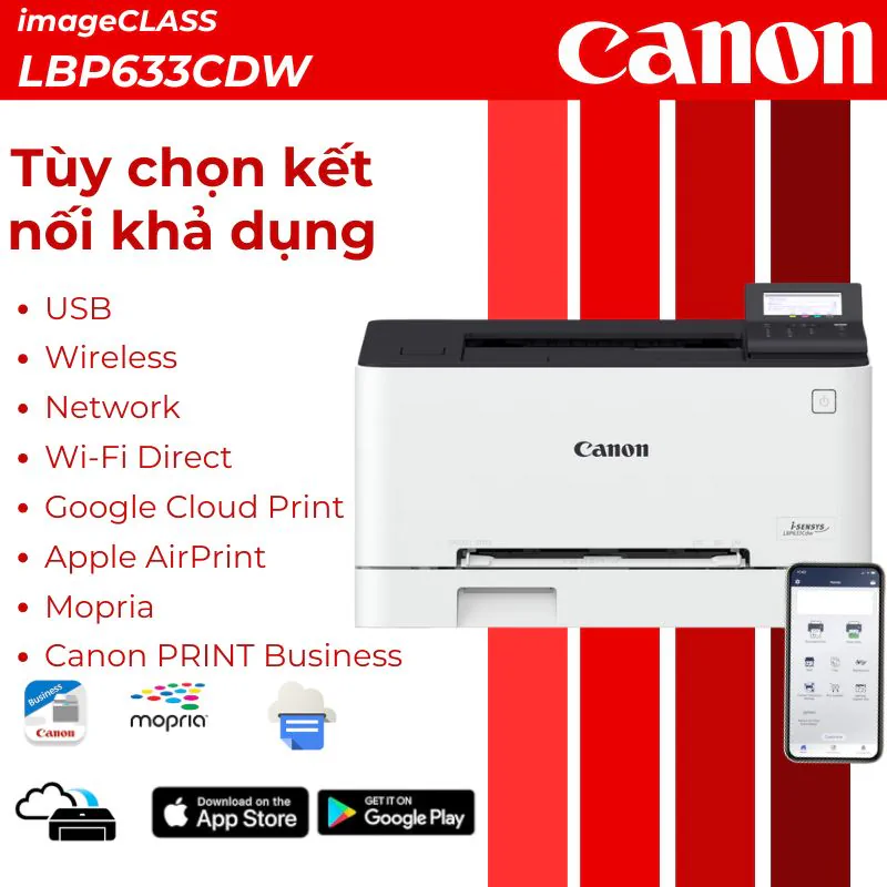 Máy in laser màu Canon i-SENSYS LBP633CDW 3 Máy in laser màu Canon i-SENSYS LBP633CDW - Hình ảnh 3