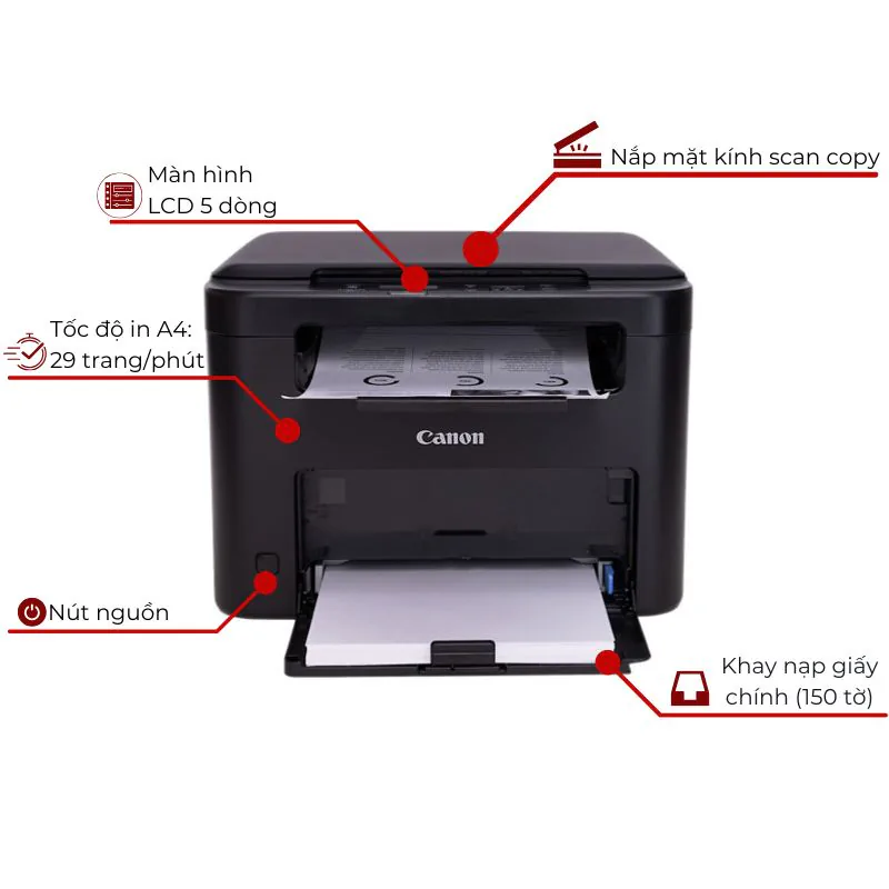 Máy in laser đen trắng đa năng Canon imageCLASS MF271DN 2 Máy in laser đen trắng đa năng Canon imageCLASS MF271DN - Hình ảnh 2
