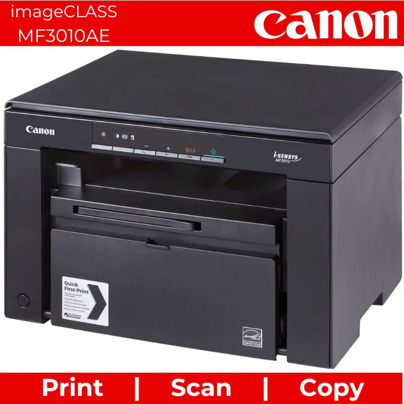 Máy in laser đen trắng đa năng Canon imageCLASS MF3010AE - Chính hãng 3 Máy in laser đen trắng đa năng Canon imageCLASS MF3010AE - Chính hãng - Hình ảnh 3
