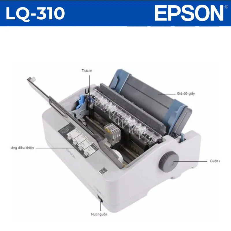 Máy in kim Epson LQ-310 3 Máy in kim Epson LQ-310 - Hình ảnh 3