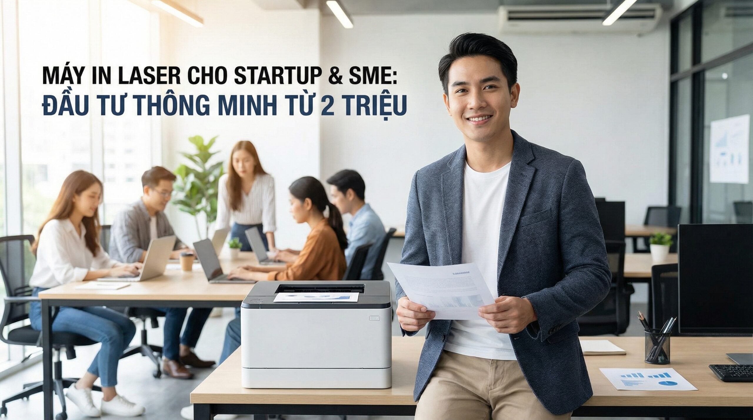 Máy In Laser Cho Startup & SME: Đầu Tư Thông Minh Từ 2 Triệu