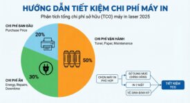 Phân tích tổng chi phí sở hữu (TCO) máy in laser: Hướng dẫn tiết kiệm chi phí 2025