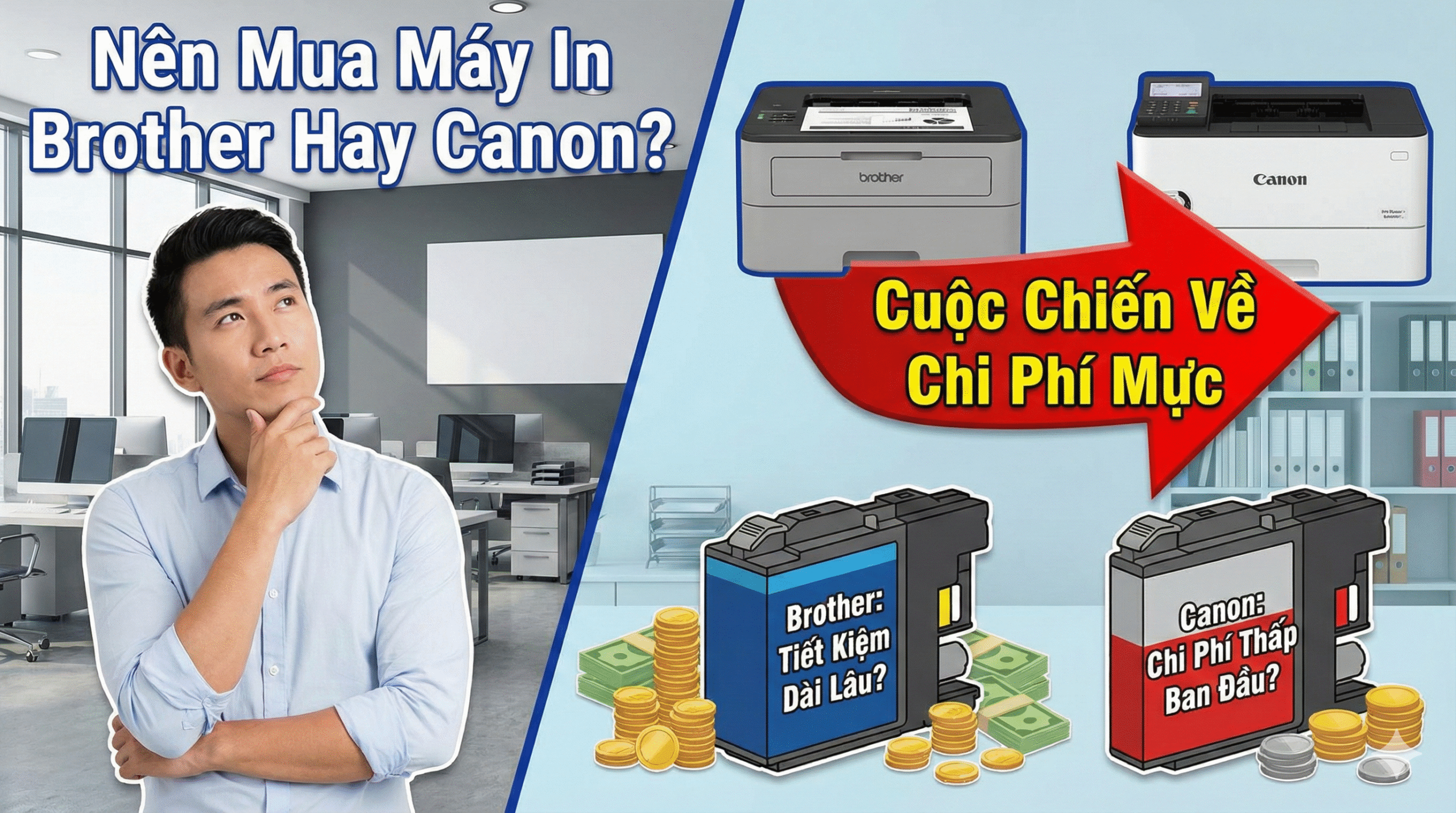Nên Mua Máy In Brother Hay Canon? Cuộc Chiến Về Chi Phí Mực 4 Nên Mua Máy In Brother Hay Canon? Cuộc Chiến Về Chi Phí Mực