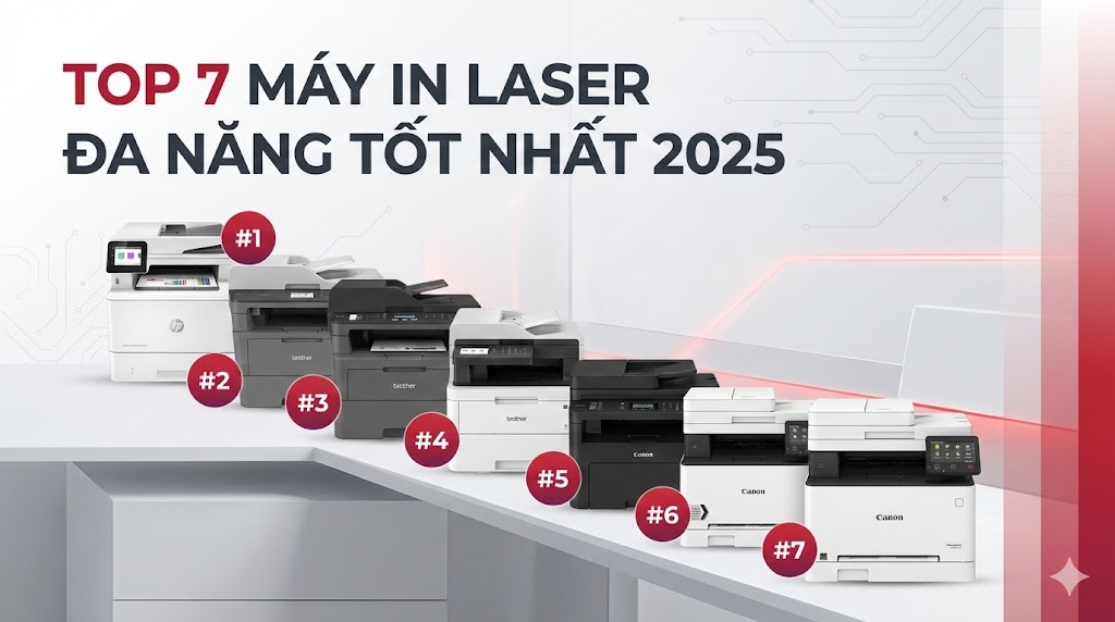 Top 7 Máy In Laser Tiết Kiệm Mực Nhất 2025 So Sánh TCO
