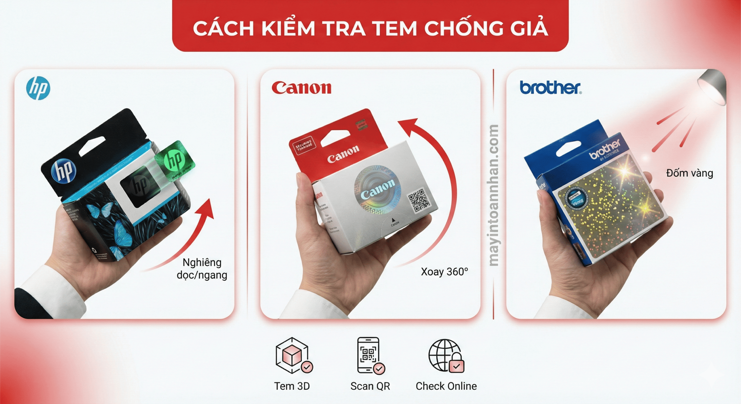 Phân biệt mực in chính hãng và tương thích Hướng dẫn 2025