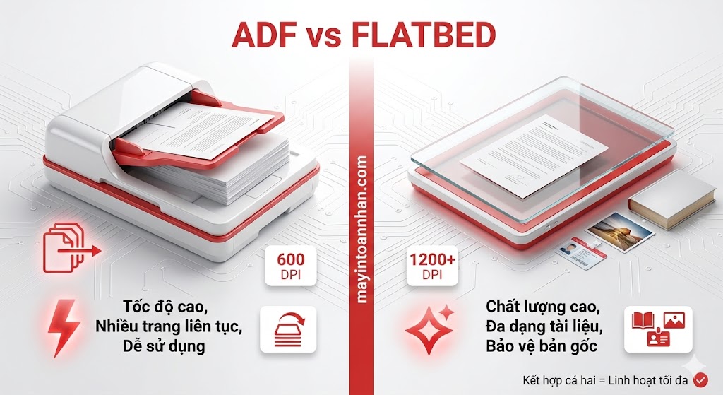 Khay Nạp Giấy Tự Động ADF Là Gì? Hướng Dẫn A-Z 2025