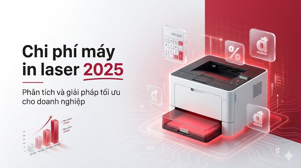 Chi phí sử dụng máy in laser: Công thức tính & Bảng giá 2025