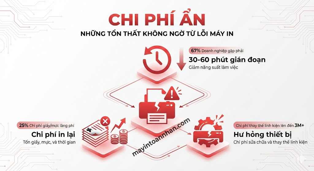 8 Dấu Hiệu Máy In Sắp Hết Mực & Cách Kiểm Tra Chính Xác 2025