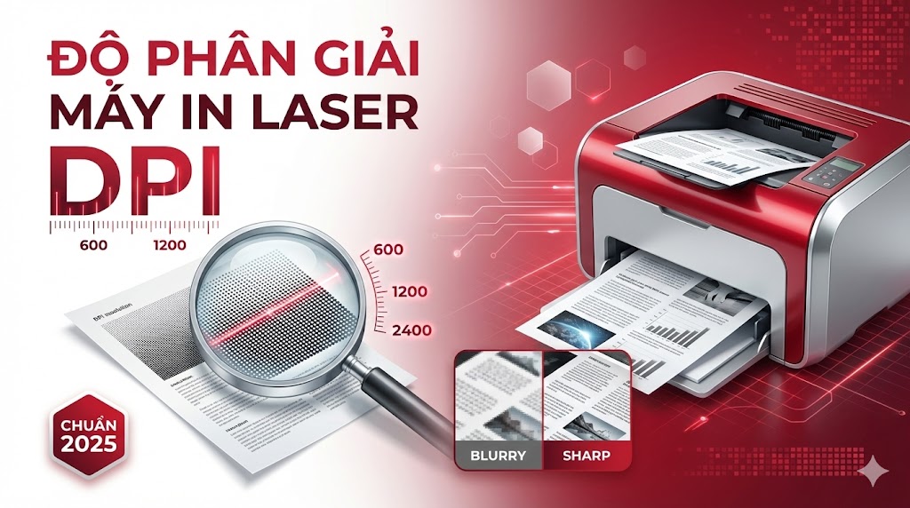 Độ Phân Giải Máy In Laser Bao Nhiêu DPI Là Nét? Chuẩn 2025