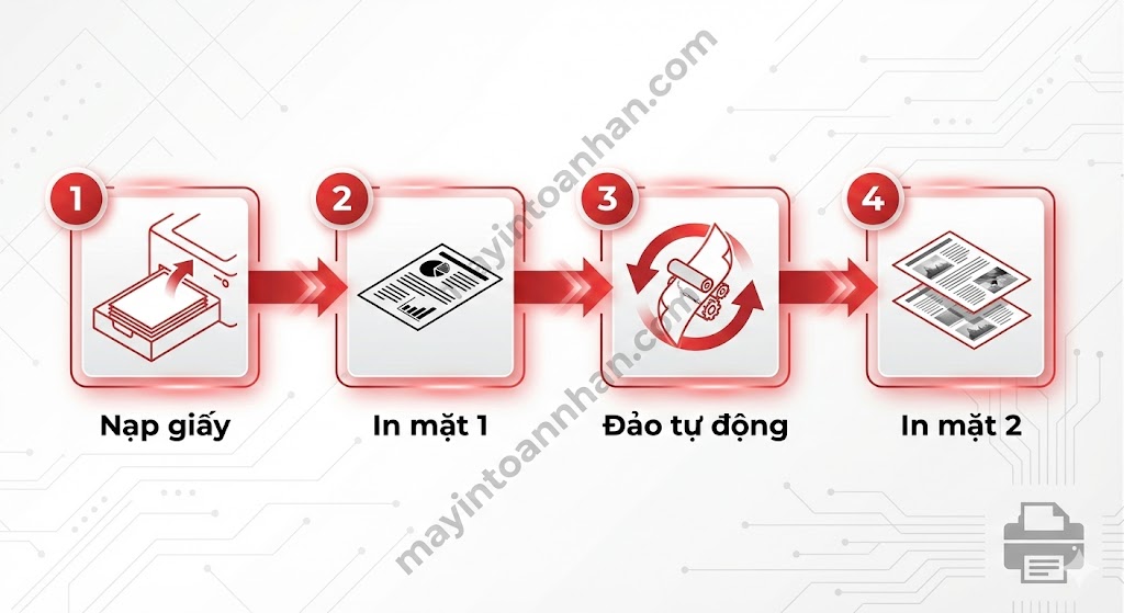 Chức năng in đảo mặt tự động (Duplex) là gì? Hướng dẫn A-Z