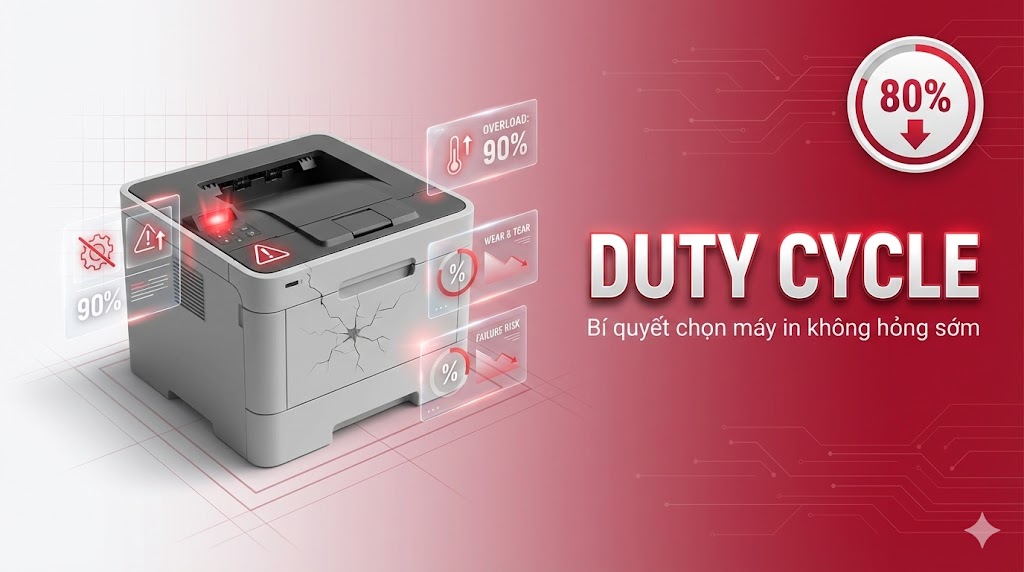 Công suất in hàng tháng (Duty Cycle) là gì? Cách chọn đúng 2025