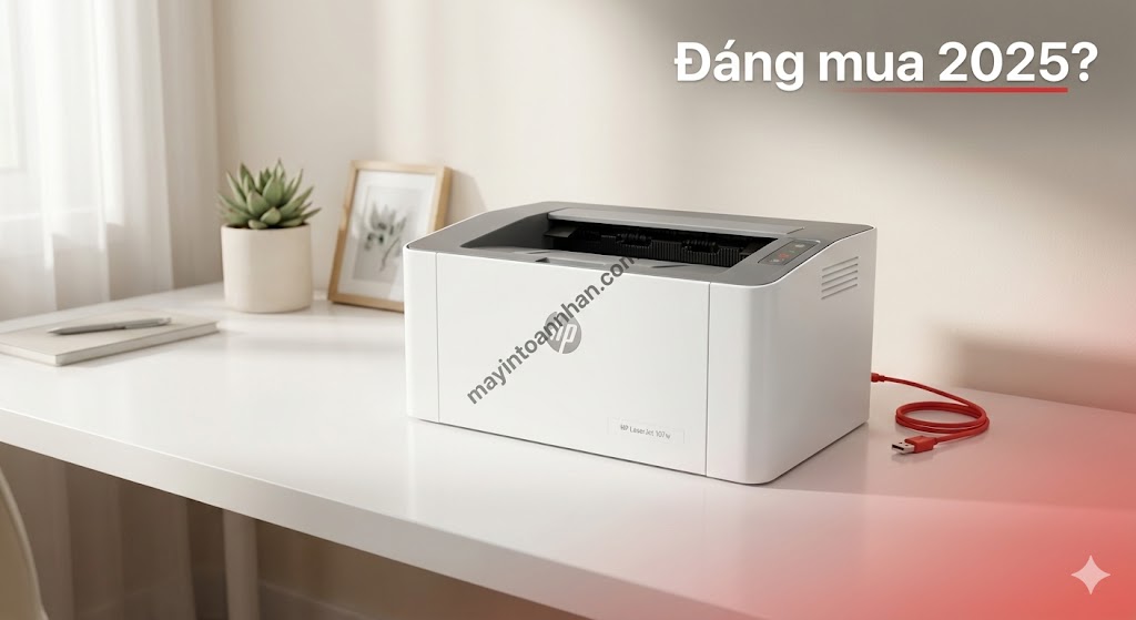 Review HP LaserJet 107w: Có nên mua năm 2025? Đánh giá thực tế