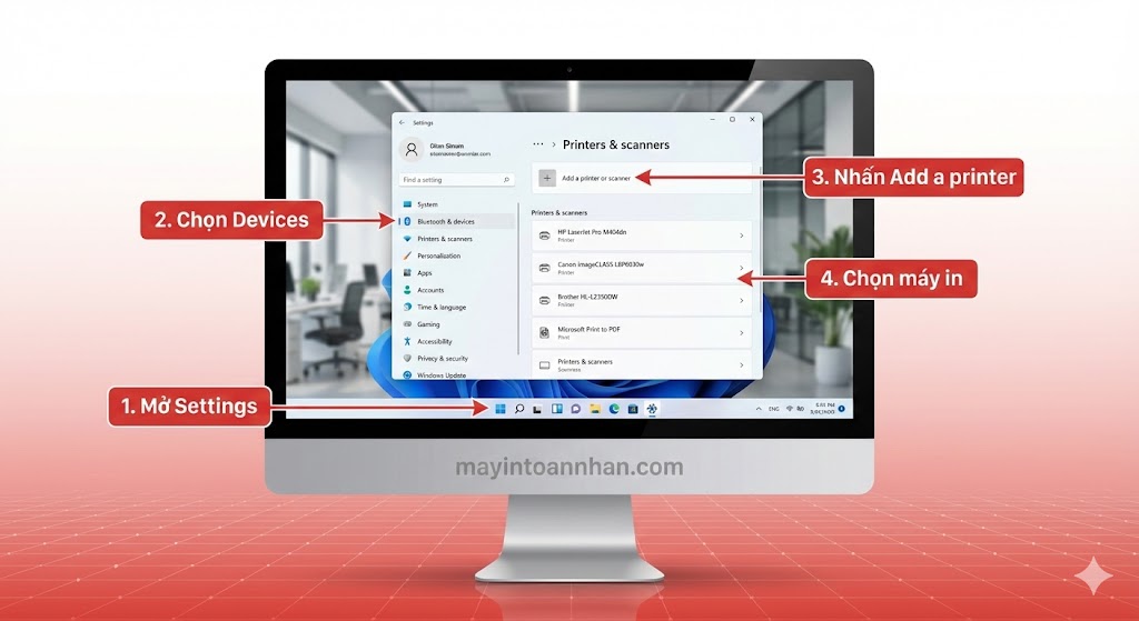 Hướng dẫn sử dụng máy in laser từ A-Z cho văn phòng 2025