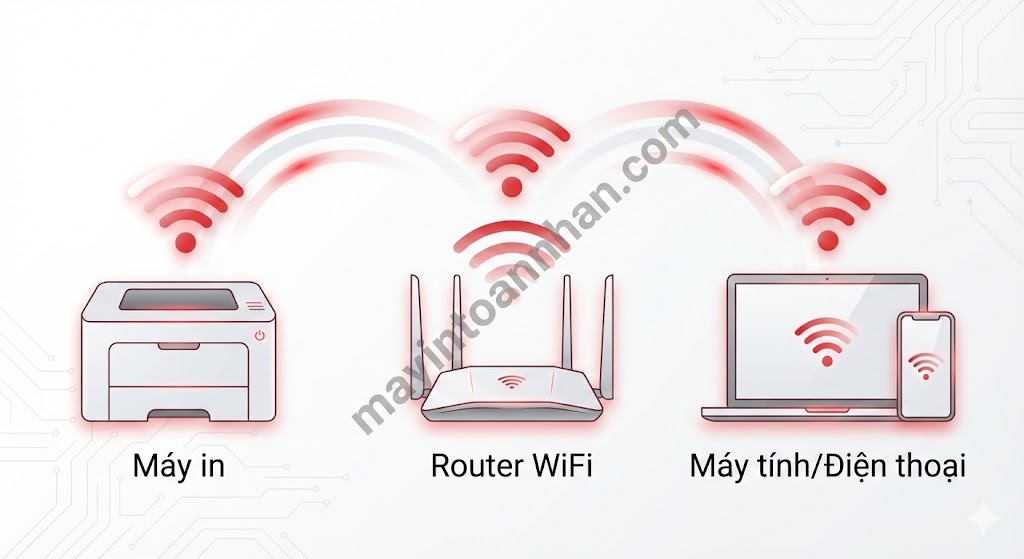 Kết nối và cài đặt máy in laser Hướng dẫn 2025
