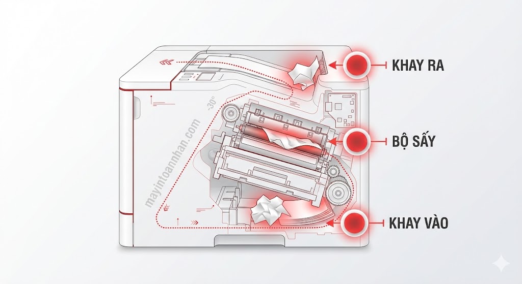 Các lỗi thường gặp máy in laser và cách khắc phục 2025