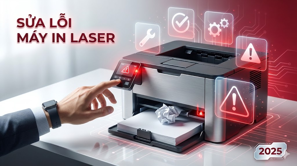 Các lỗi thường gặp máy in laser và cách khắc phục 2025