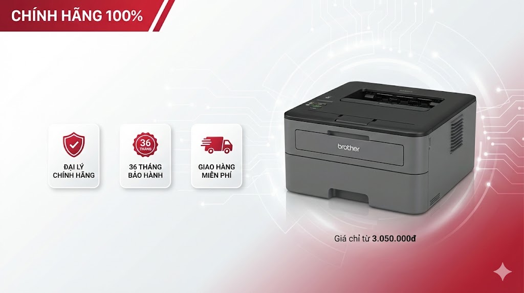 Nơi bán máy in Brother HL-L2321D giá tốt – Đại lý chính hãng Toàn Nhân 2025