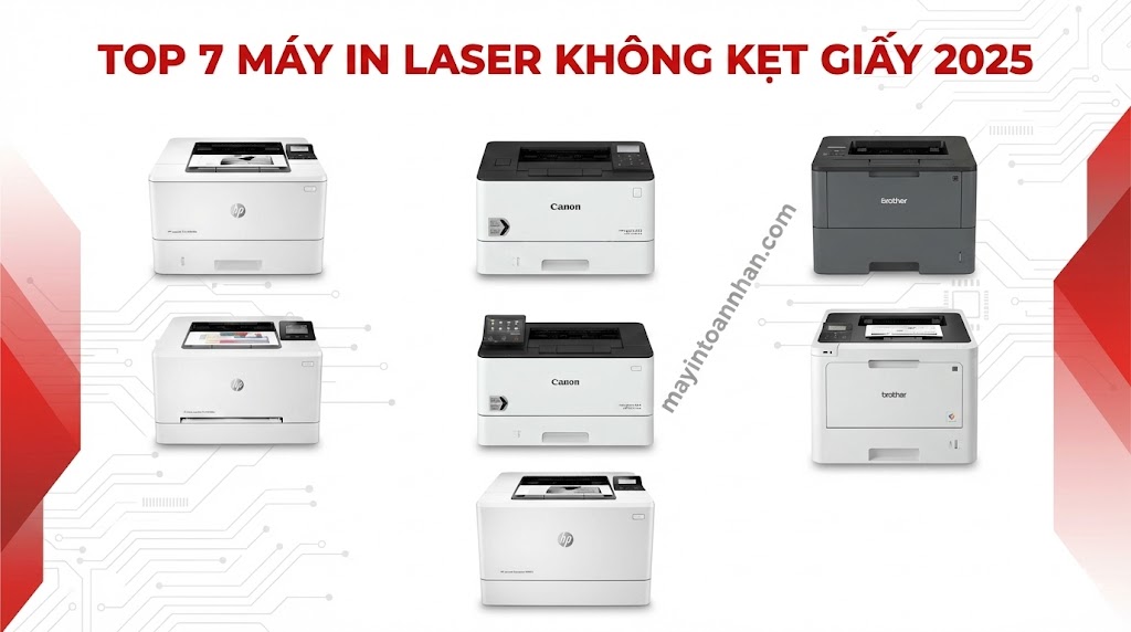 Top 7 Máy In Laser Không Bị Kẹt Giấy Tốt Nhất 2025