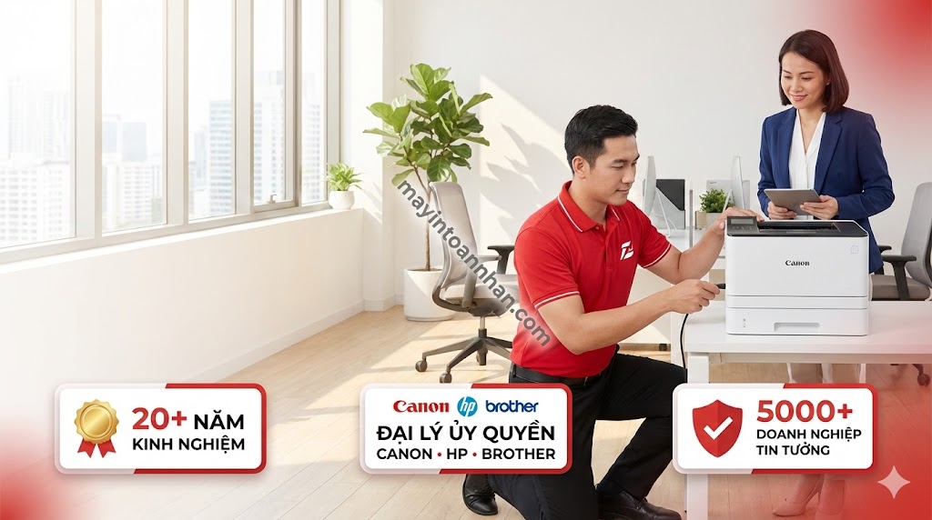 Mua Máy In Có Lắp Đặt Tận Nơi Miễn Phí – Setup 24h | Toàn Nhân 2025
