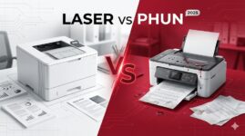 So sánh máy in laser và máy in phun: Chọn loại nào? 2025