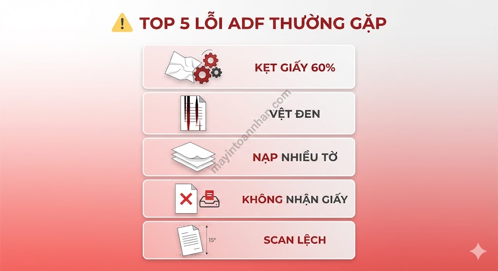 Khay Nạp Giấy Tự Động ADF Là Gì? Hướng Dẫn A-Z 2025