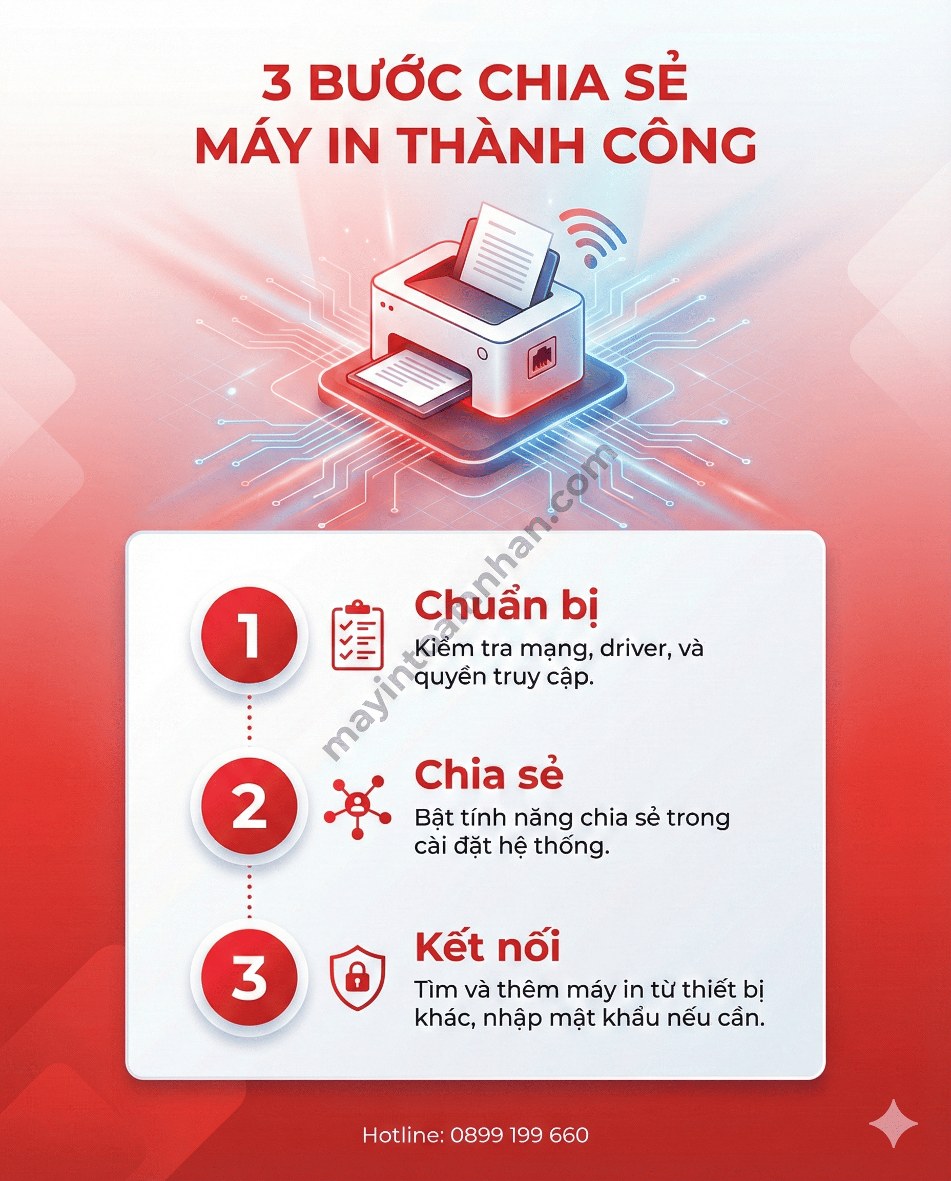 Cách chia sẻ máy in trong mạng nội bộ Win10/11 + Mac 2025