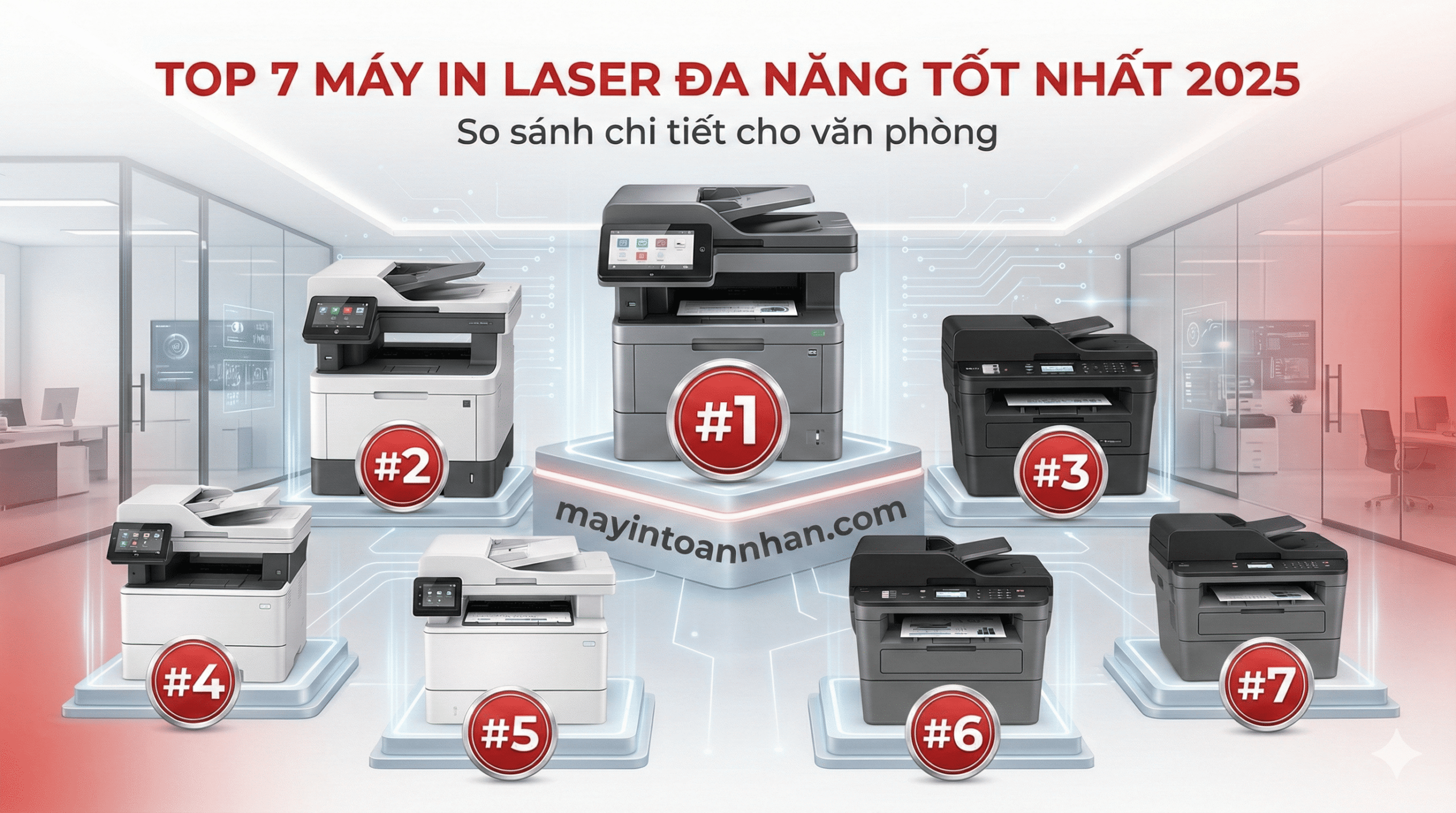Máy in laser đa năng loại nào tốt? Top 7 model 2025