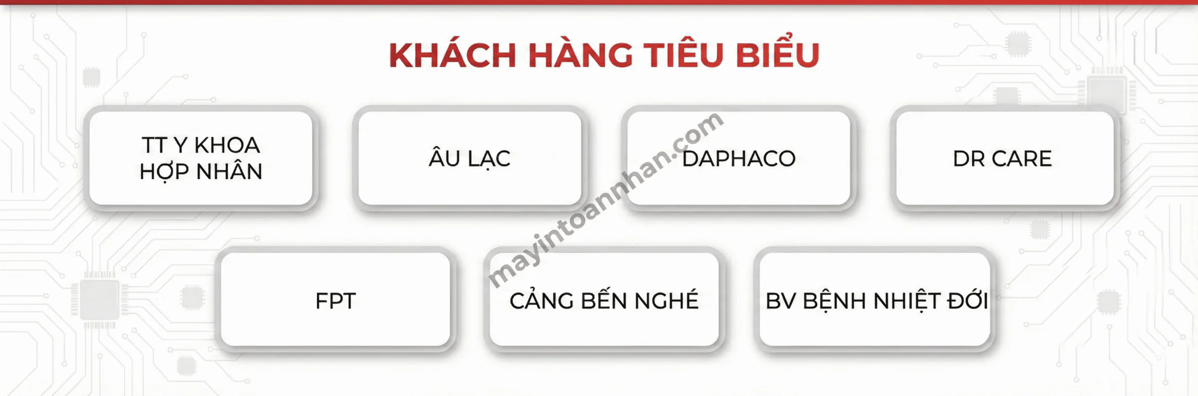 Đổi Cũ Lấy Mới Máy In Văn Phòng - Tiết Kiệm 40% Chi Phí Toàn Nhân 2025 15 Khách hàng tiêu biểu