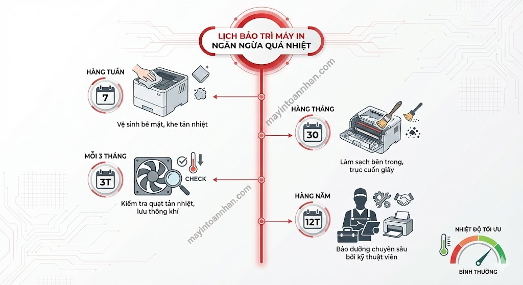 Tại Sao Máy In Bị Nóng? 7 Nguyên Nhân & Cách Khắc Phục 2025