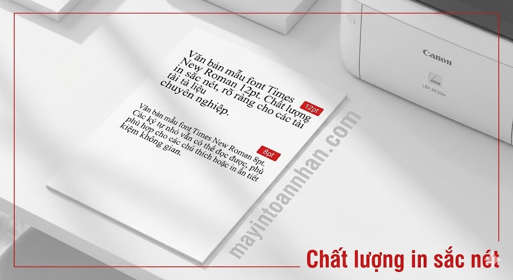 Review máy in Canon LBP 6030w wifi Test thực tế 2025