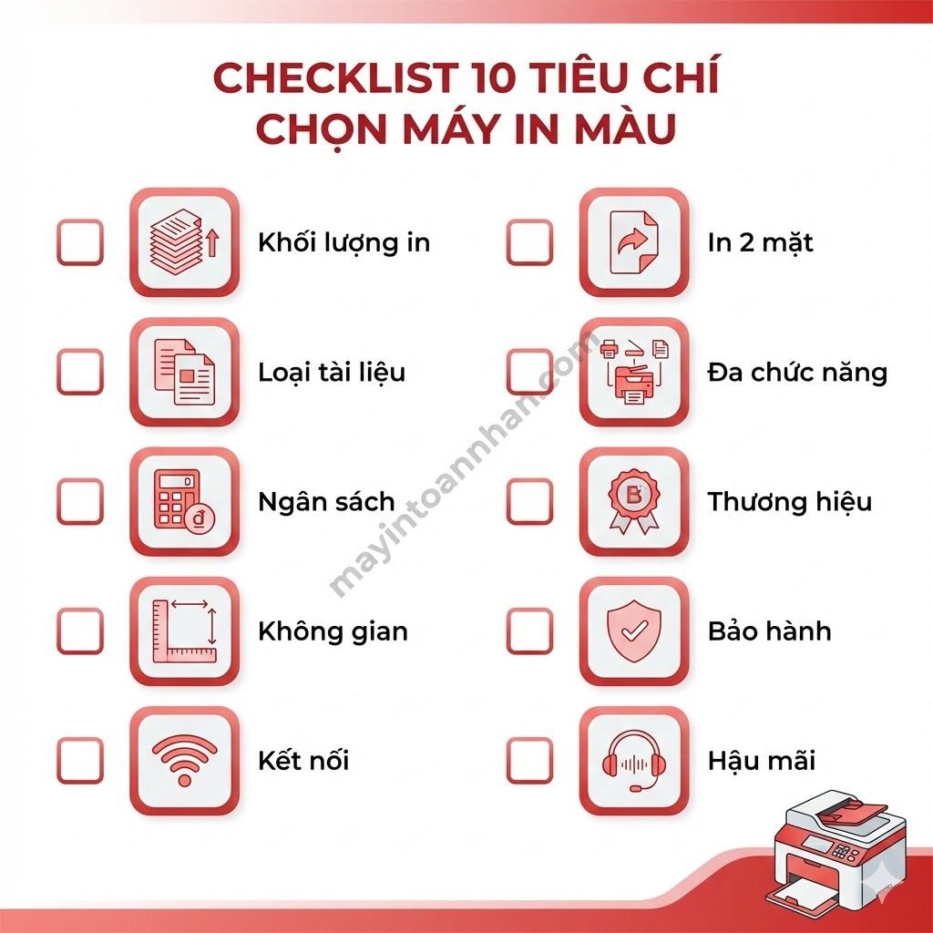 Tư Vấn Chọn Máy In Màu Phù Hợp Cho Văn Phòng 2025