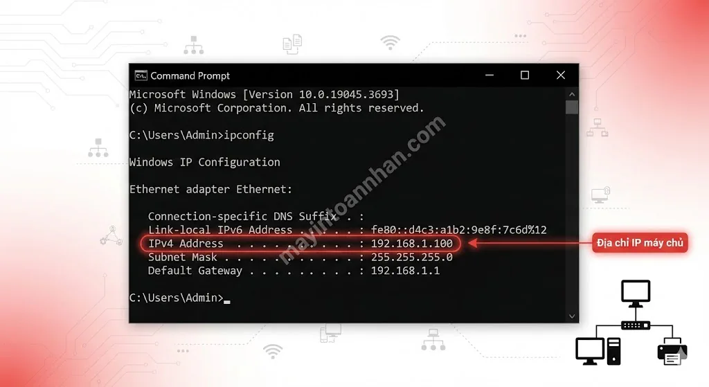 Cách chia sẻ máy in trong mạng nội bộ Win10/11 + Mac 2025