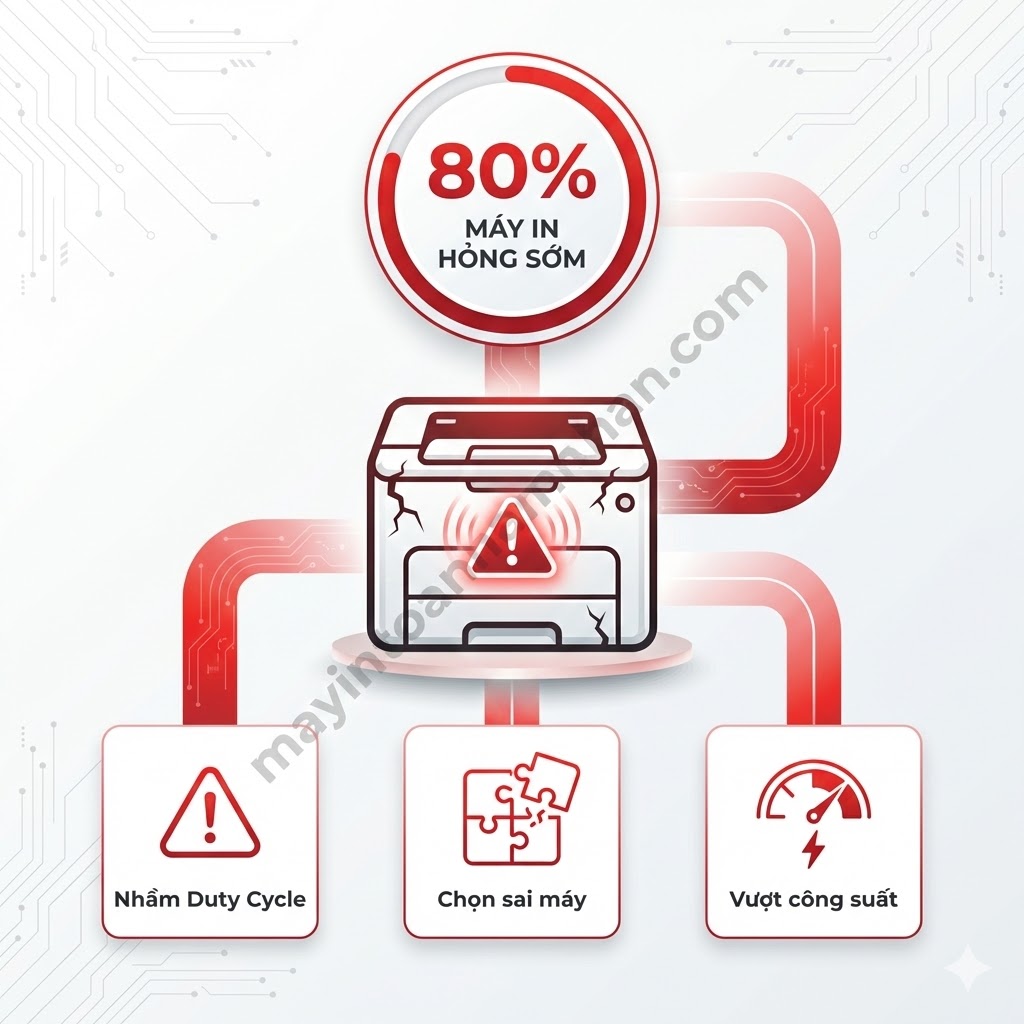 Công suất in hàng tháng (Duty Cycle) là gì? Cách chọn đúng 2025