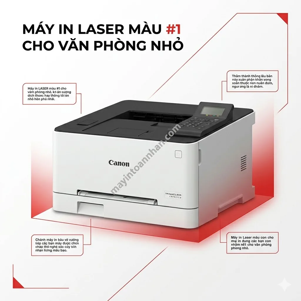 Review Máy In Màu Canon imageCLASS LBP621Cw: Có Đáng Mua? 2025 9 Review Máy In Màu Canon imageCLASS LBP621Cw: Có Đáng Mua? 2025