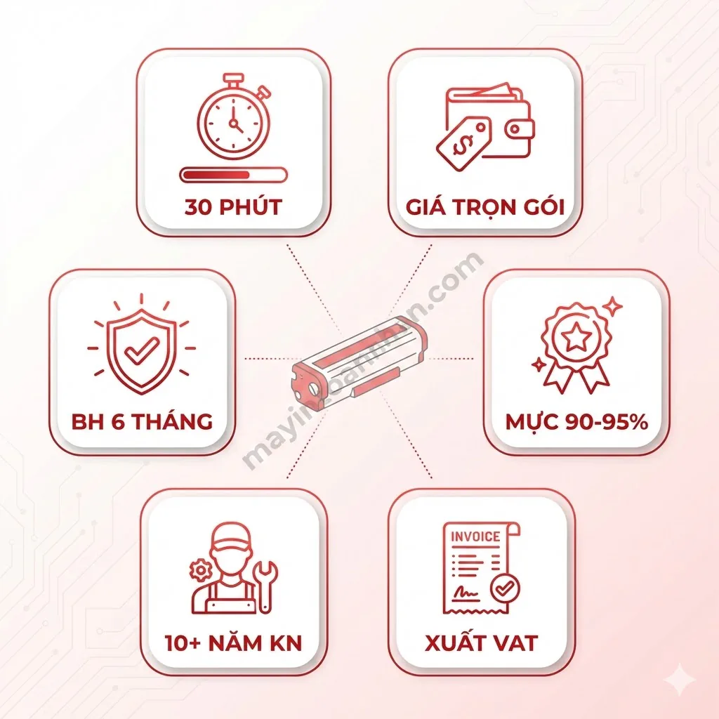 Dịch vụ nạp mực máy in TPHCM tận nơi - Có mặt 30 phút Toàn Nhân 5 Dịch vụ nạp mực máy in TPHCM tận nơi – Có mặt 30 phút Toàn Nhân
