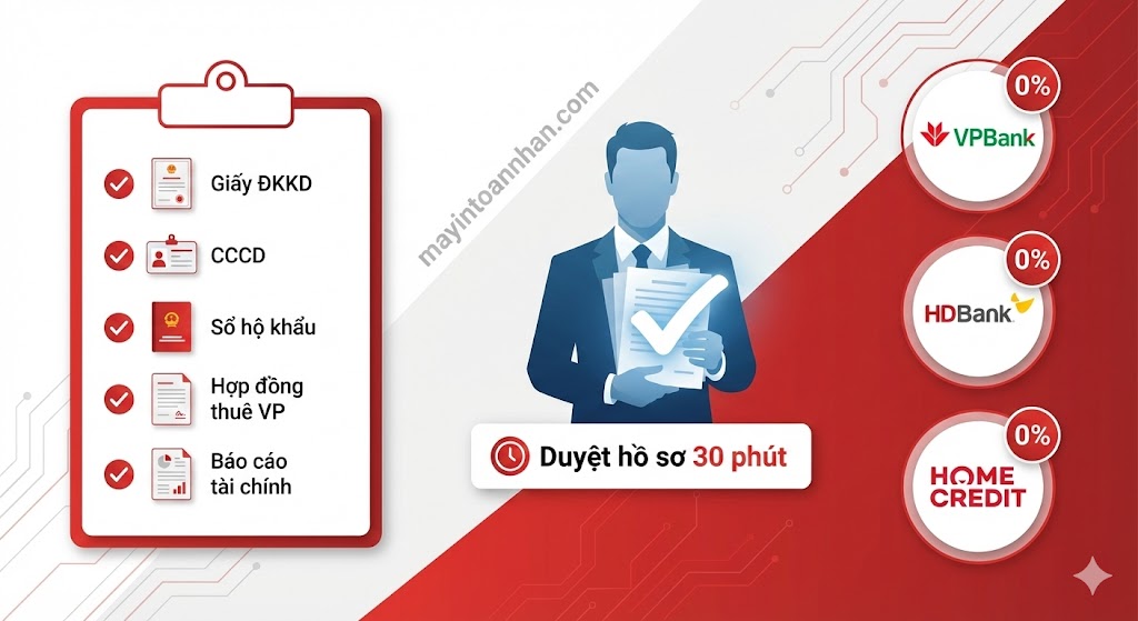 Mua Máy In Trả Góp Cho Công Ty – Góp 0% VAT Lắp Đặt Miễn Phí Toàn Nhân 2025