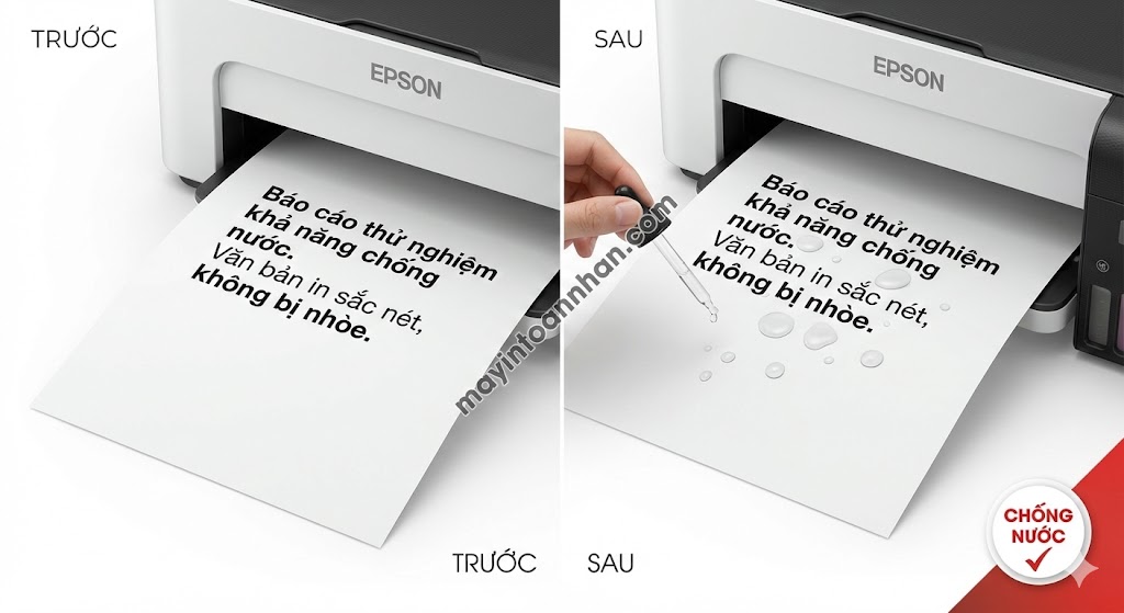 Đánh giá chi tiết độ bền máy in Epson M1120 EcoTank sau 12 tháng test thực tế. Đầu in có tắc không?