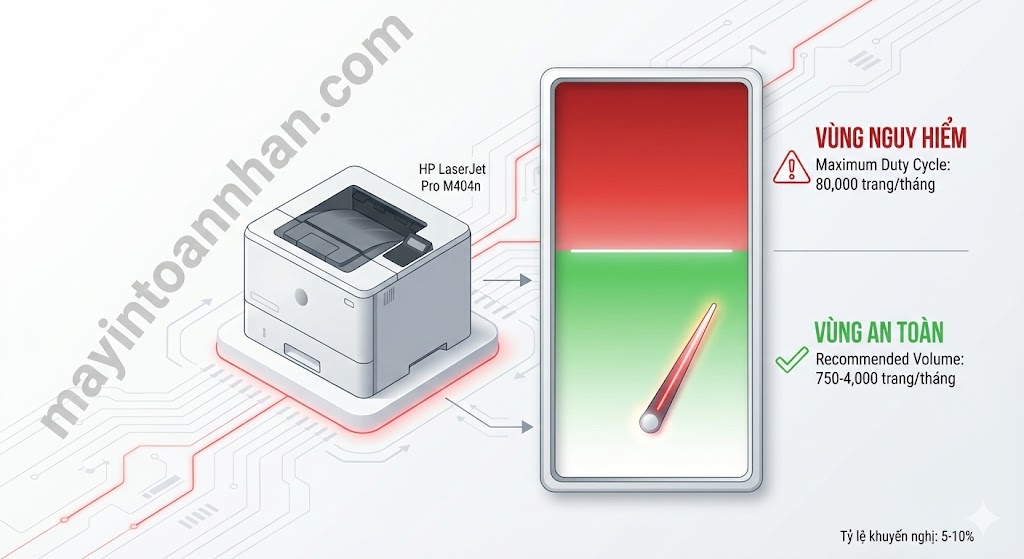 Công suất in hàng tháng (Duty Cycle) là gì? Cách chọn đúng 2025