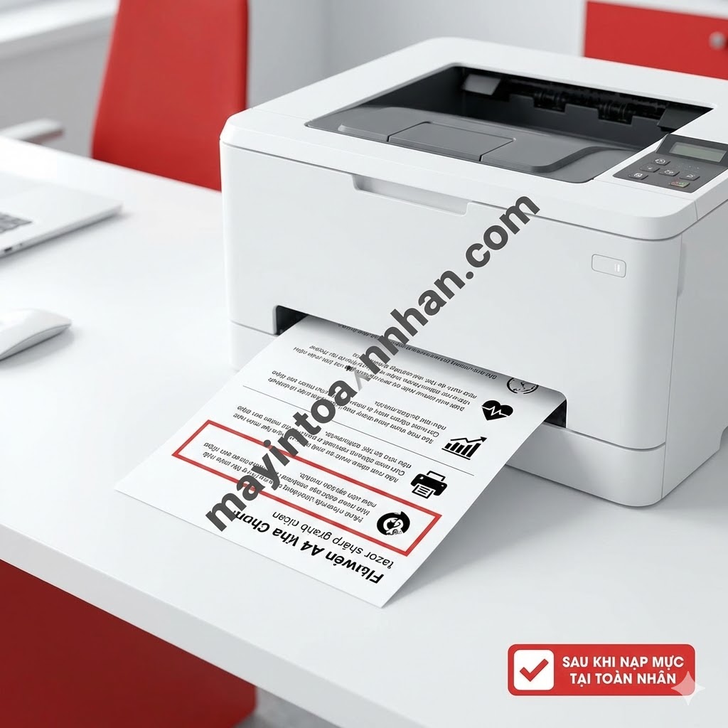 Dịch vụ nạp mực máy in TPHCM tận nơi – Có mặt 30 phút Toàn Nhân