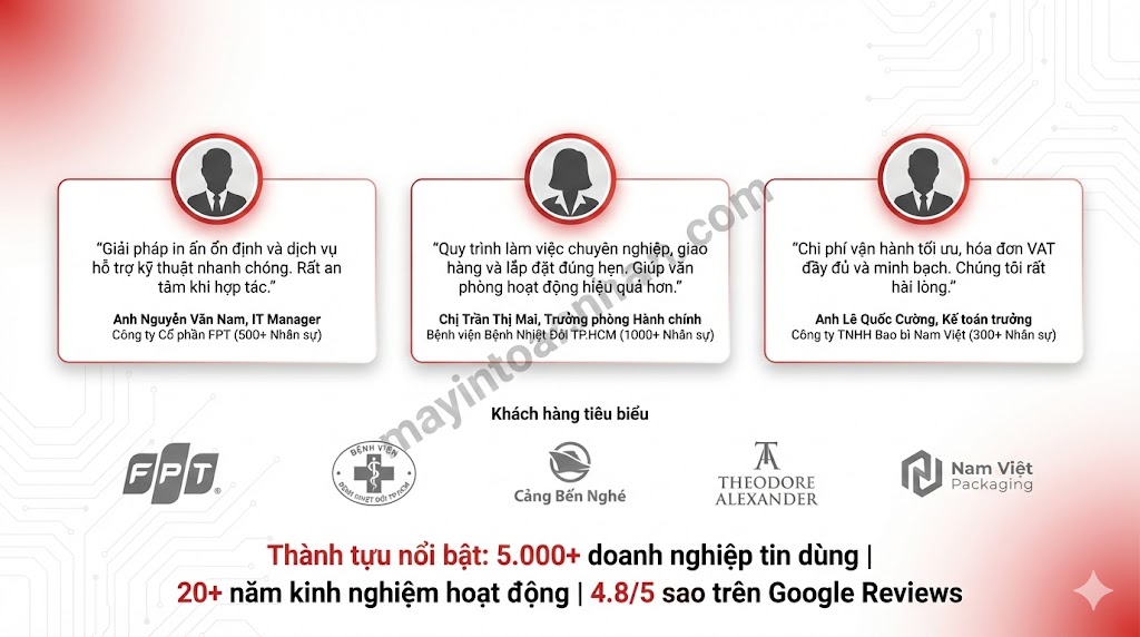 Bảng giá máy in HP văn phòng mới nhất 12/2025 – Đại lý chính hãng Toàn Nhân