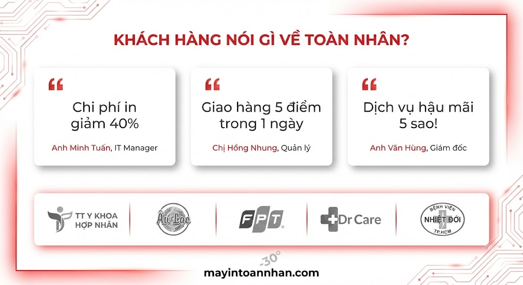Báo giá máy in văn phòng mới nhất 12/2025- Giá tốt nhất Toàn Nhân