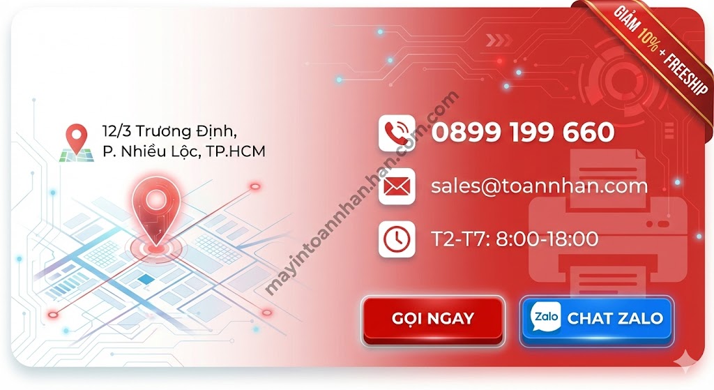 Báo giá máy in văn phòng mới nhất 12/2025- Giá tốt nhất Toàn Nhân