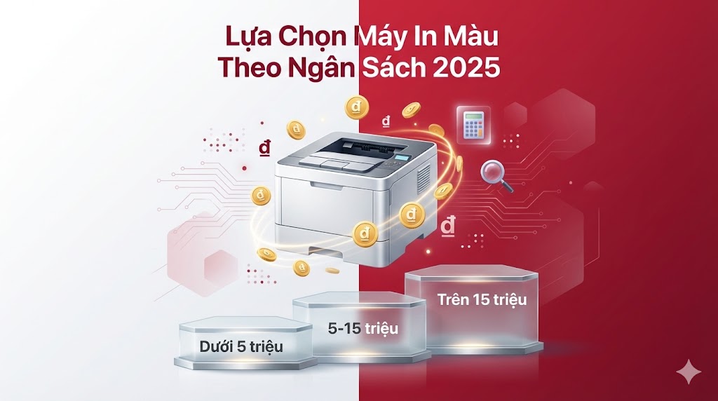 Lựa Chọn Máy In Màu Theo Ngân Sách 2025  Hướng Dẫn Chi Tiết