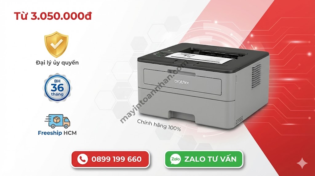 Nơi bán máy in Brother HL-L2321D giá tốt – Đại lý chính hãng Toàn Nhân 2025