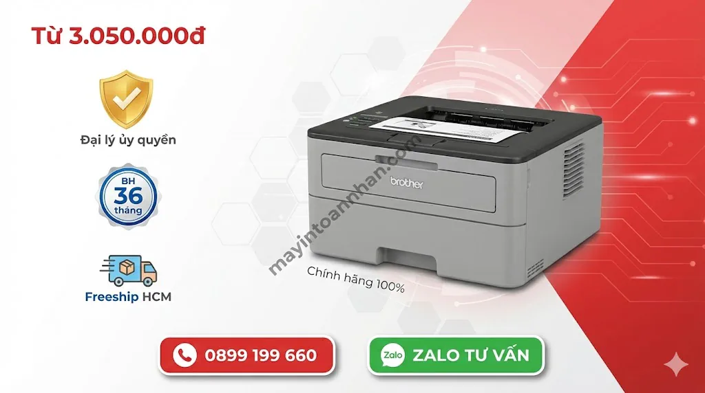 Nơi bán máy in Brother HL-L2321D giá tốt - Đại lý chính hãng Toàn Nhân 2025 2 Nơi bán máy in Brother HL-L2321D giá tốt – Đại lý chính hãng Toàn Nhân 2025