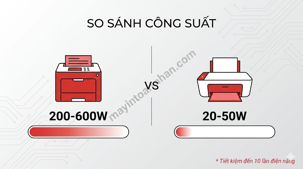 Máy In Màu Tiết Kiệm Điện Năng: So Sánh & Top 5 Model 2025