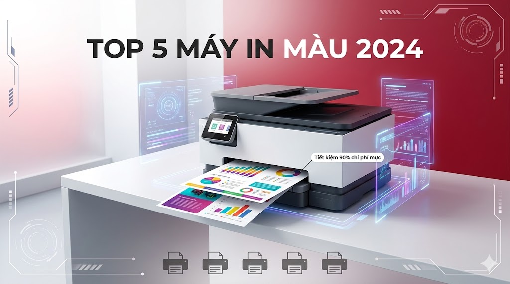 Máy In Màu Mới Nhất 2024: Top 5 Model Đáng Mua Cho Văn Phòng