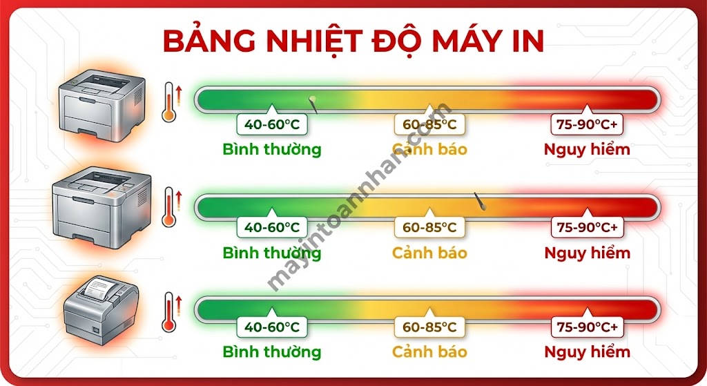 Tại Sao Máy In Bị Nóng? 7 Nguyên Nhân & Cách Khắc Phục 2025