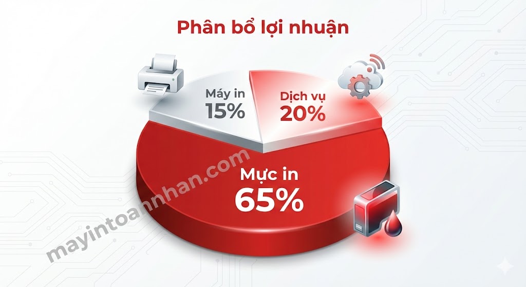 Tại sao mực máy in chính hãng lại đắt? Phân tích chi tiết 2025